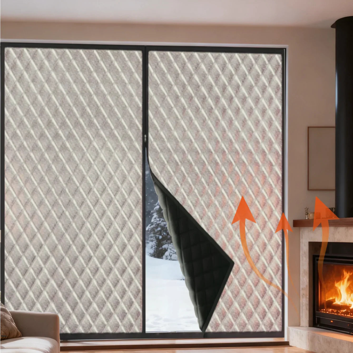 Rideau thermique pour porte d’entrée : la solution simple contre le froid