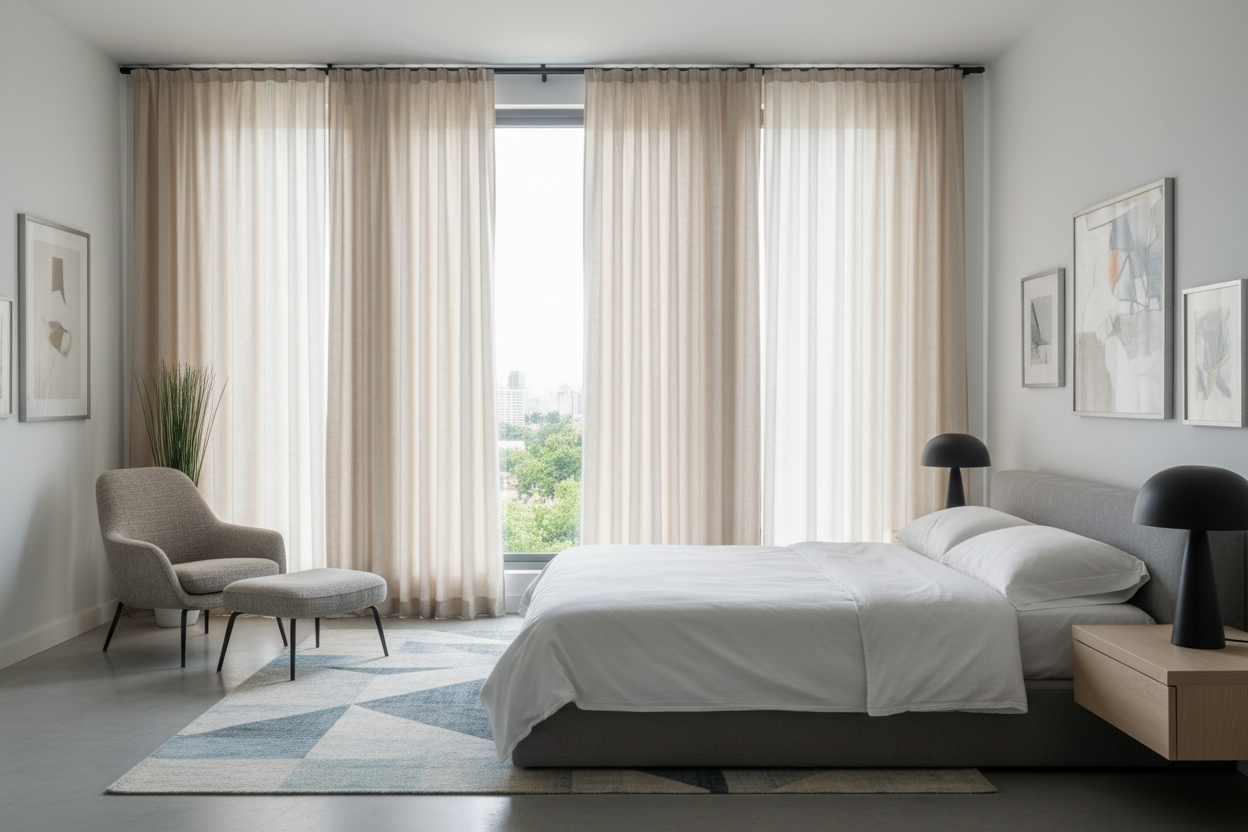 Rideaux de chambre de luxe : comment créer une suite élégante et raffinée