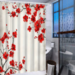 Rideau de douche fleuri - Vignette | PRESTIGE RIDEAUX
