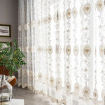 Rideaux en tulle brodés - Vignette | PRESTIGE RIDEAUX