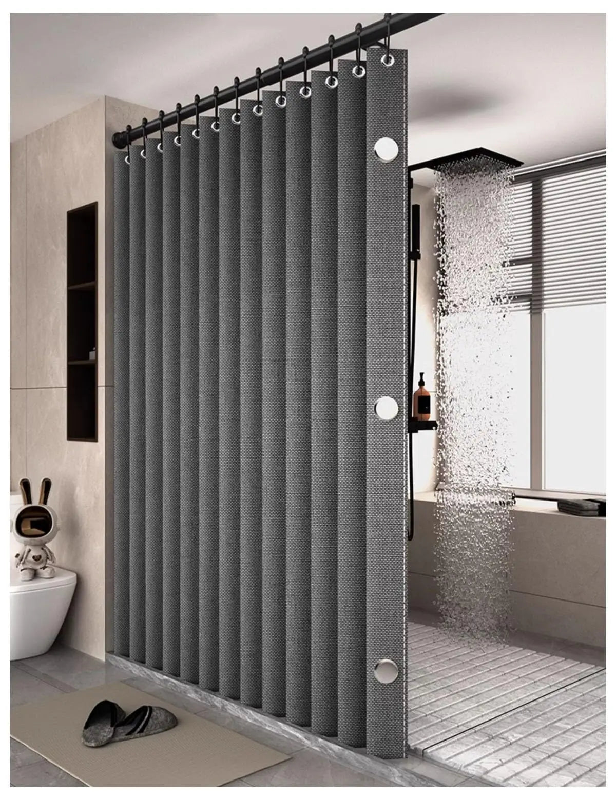 Comment bien choisir un rideau de douche design et pratique