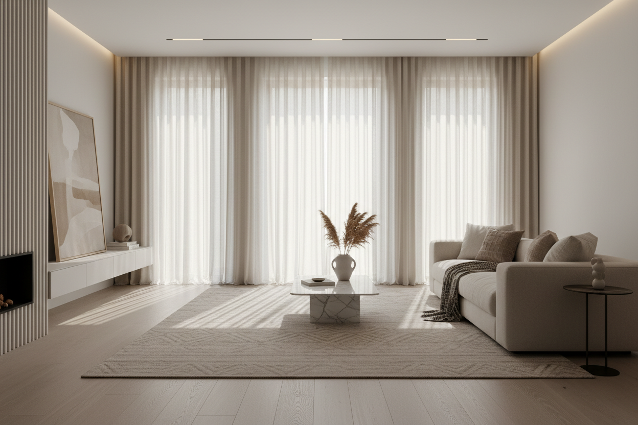 Rideaux minimalistes : la tendance déco incontournable