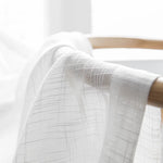 Rideaux transparent en tulle blanc - Vignette | PRESTIGE RIDEAUX