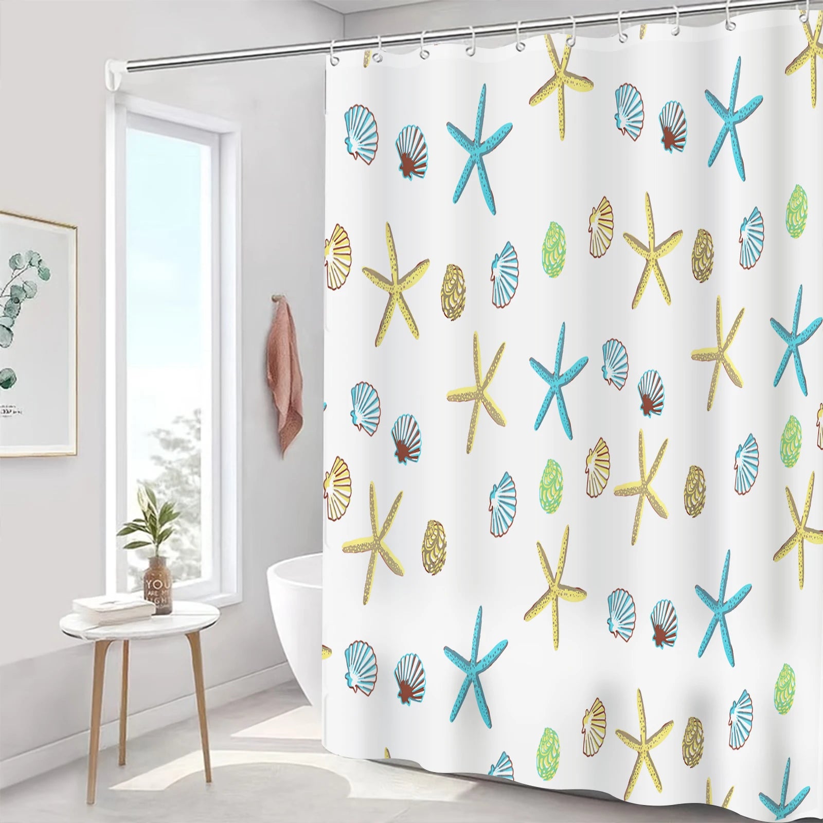 Rideaux de douche transparent
