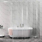 Rideaux de douche transparent simple - Vignette | PRESTIGE RIDEAUX