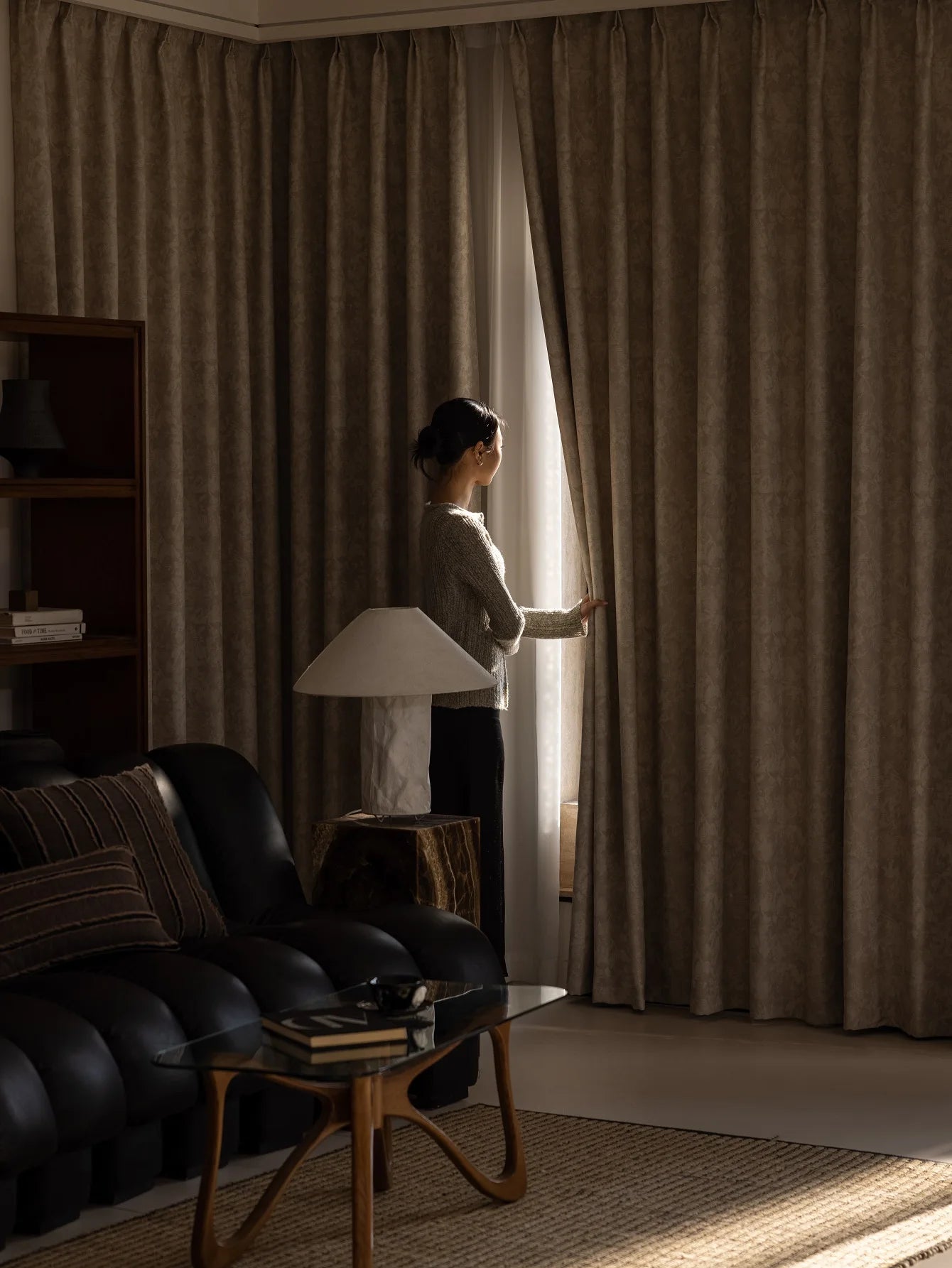 Rideaux occultants en velours de laine 6