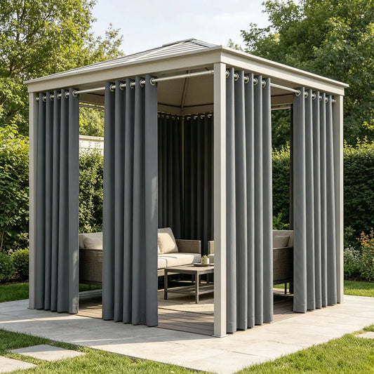 Rideau extérieur occultant pour terrasse