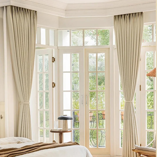 Rideaux occultants unis de luxe particulièrement adaptés au salon, au balcon et à la chambre.