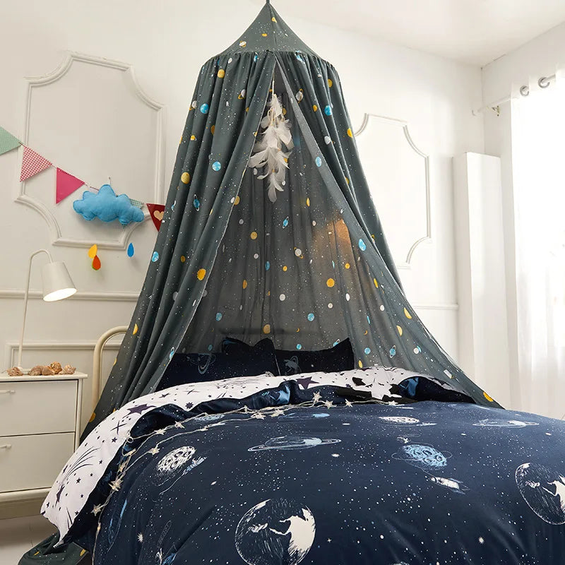rideau de lit pour enfant noir