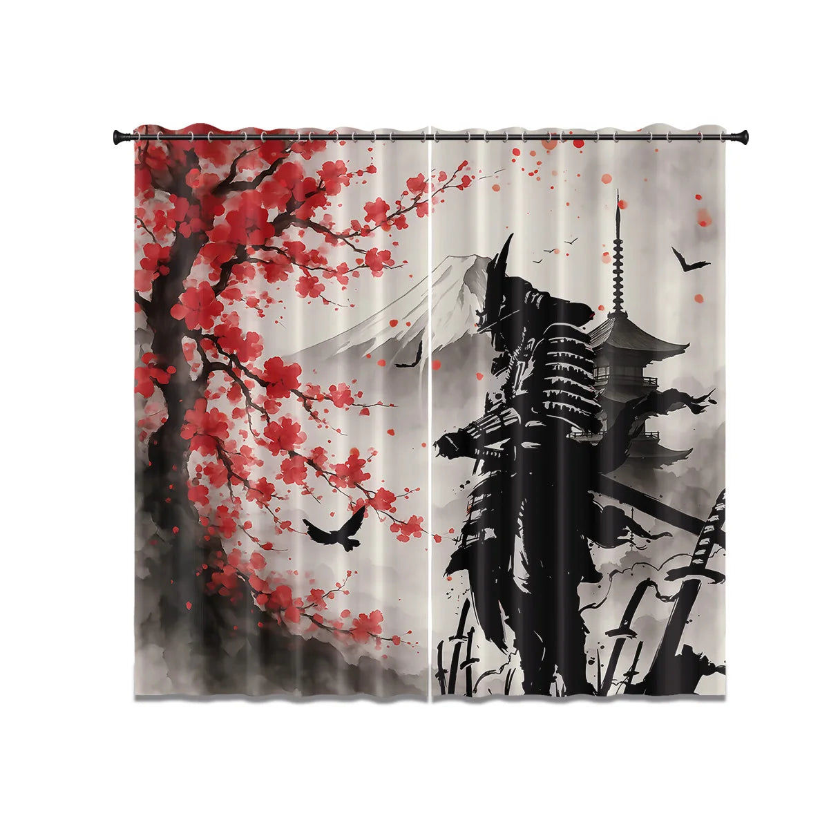 rideau manga saumurai japonnais