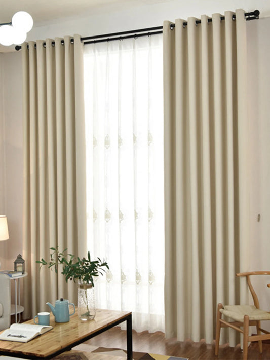 rideau occultant beige