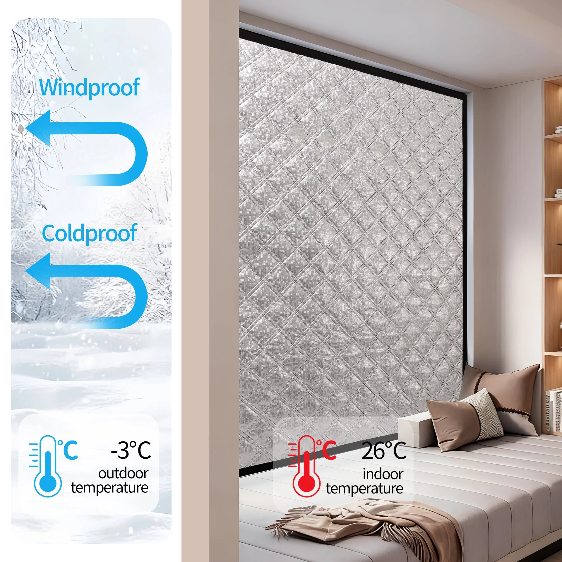 rideau occultant blackout prêt à poser