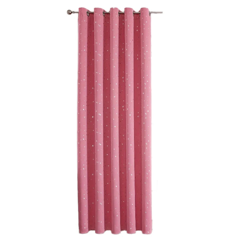 rideaux occultant enfant rose