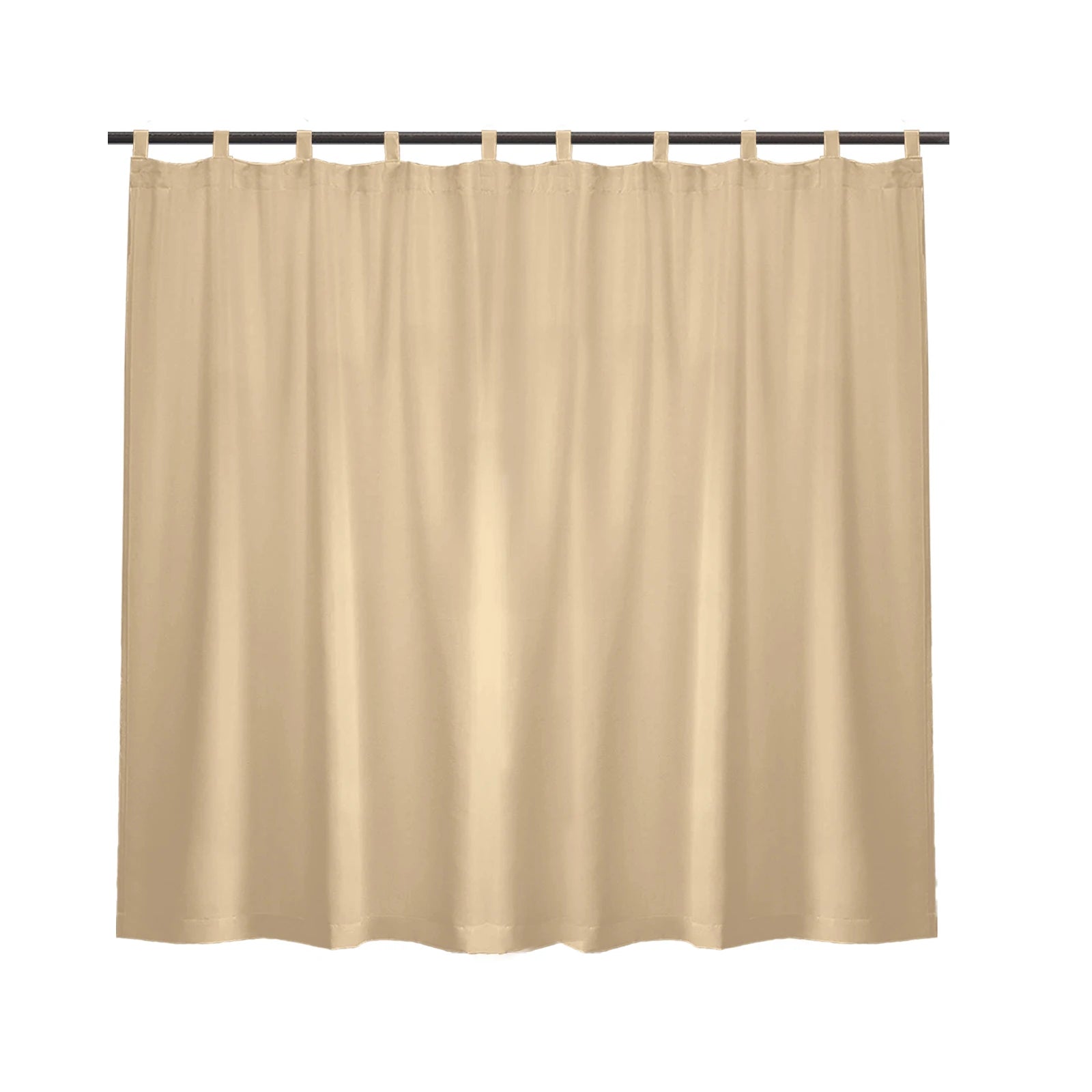 rideau occultant extérieur isolant beige