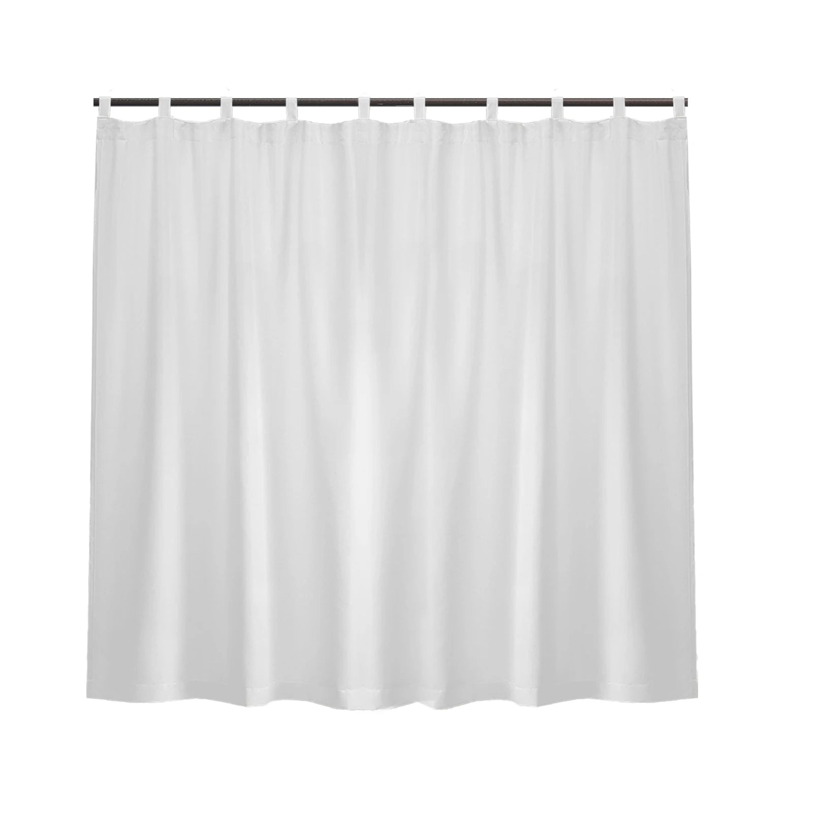 rideau occultant extérieur isolant blanc