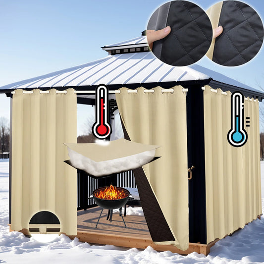 rideau occultant extérieur terrasse