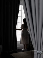 rideau occultant noir - Vignette | PRESTIGE RIDEAUX