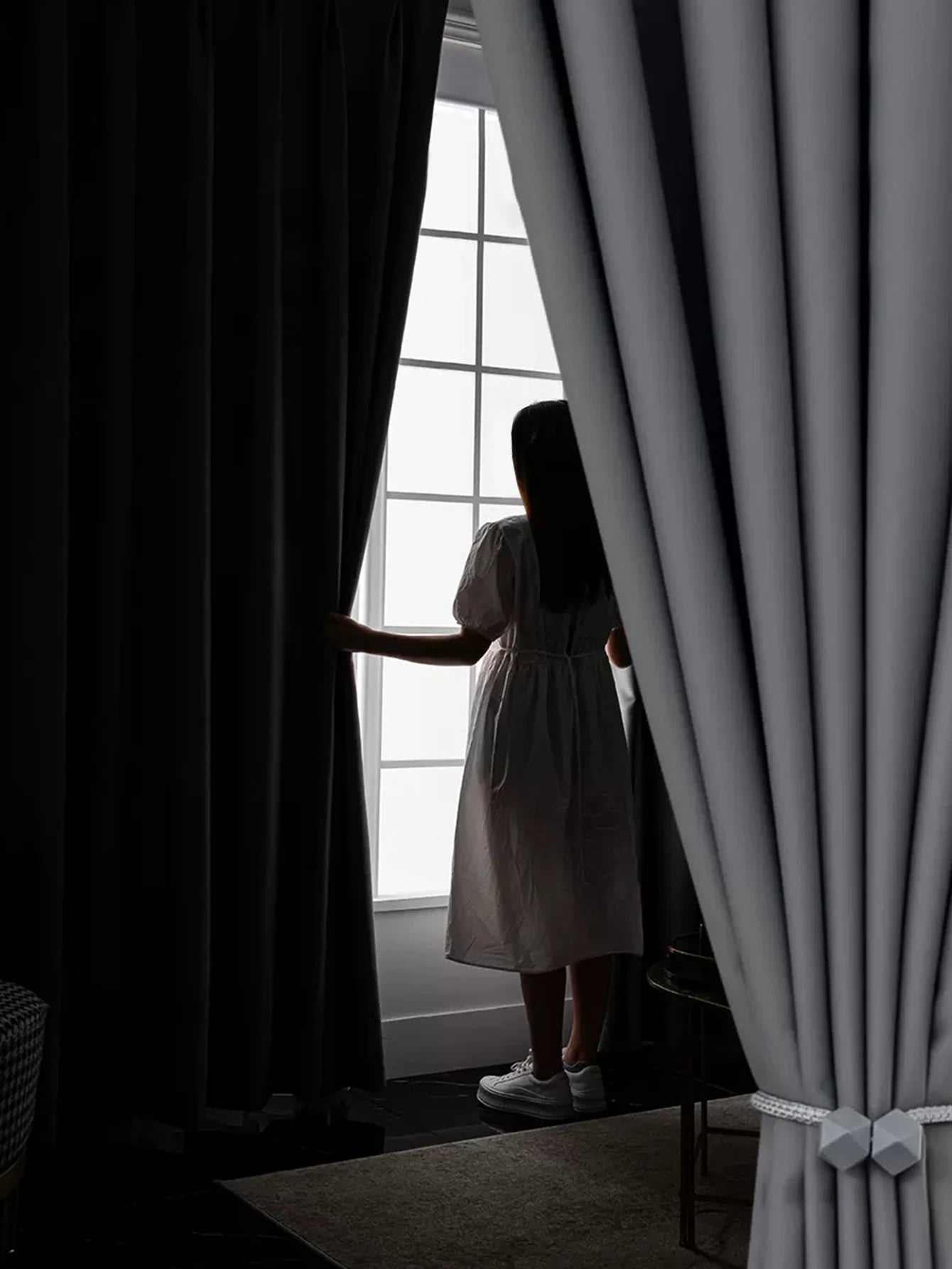 rideau occultant noir