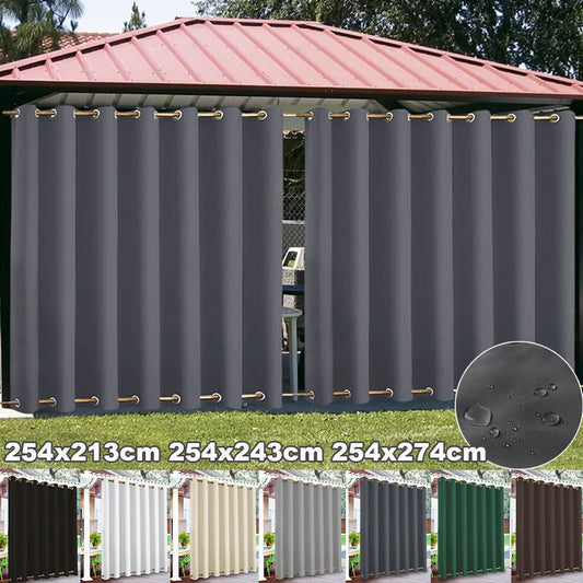 rideau occultant noir extérieur