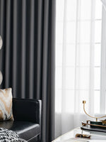 rideau occultant noir - Vignette | PRESTIGE RIDEAUX