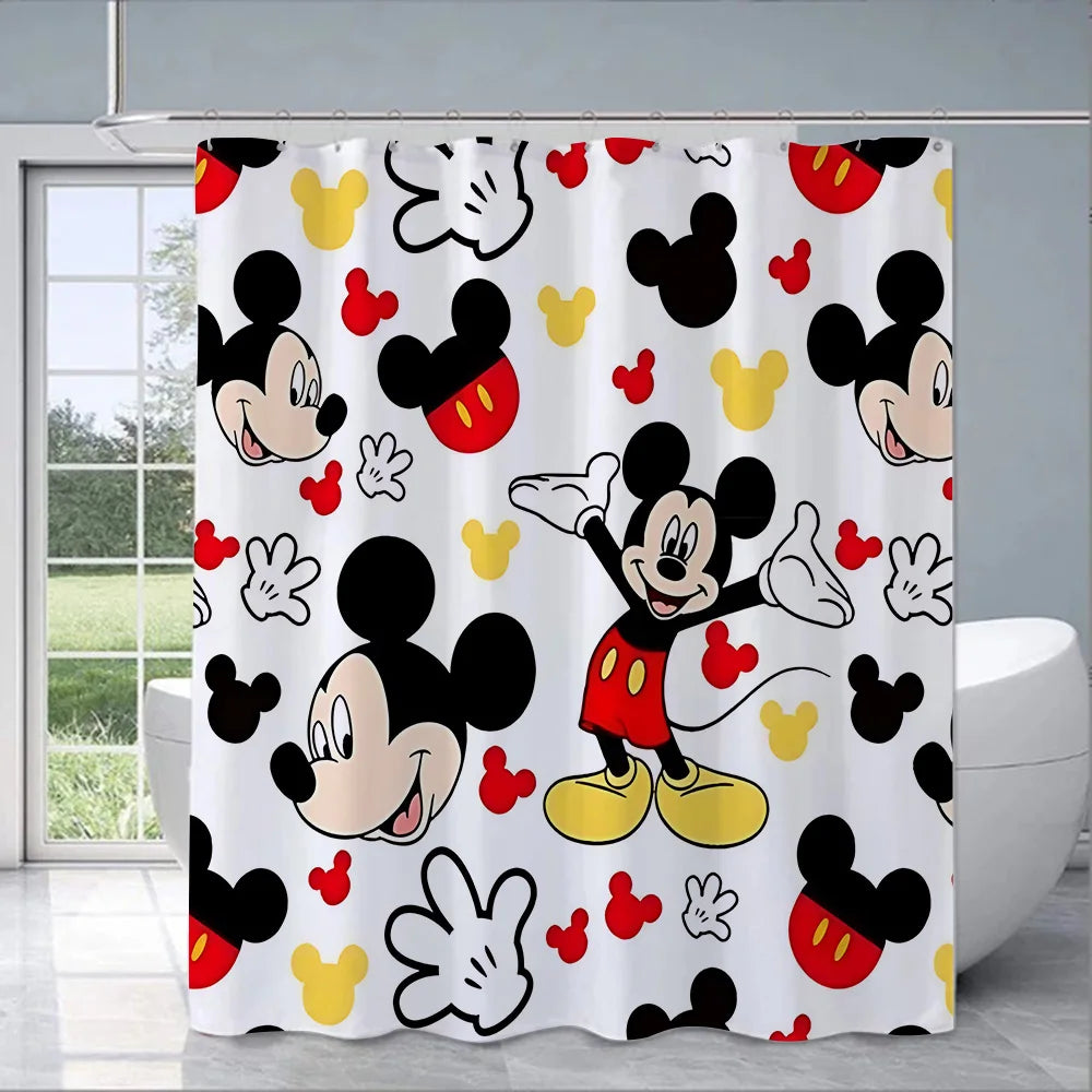 rideau sale de bain Mickey 1