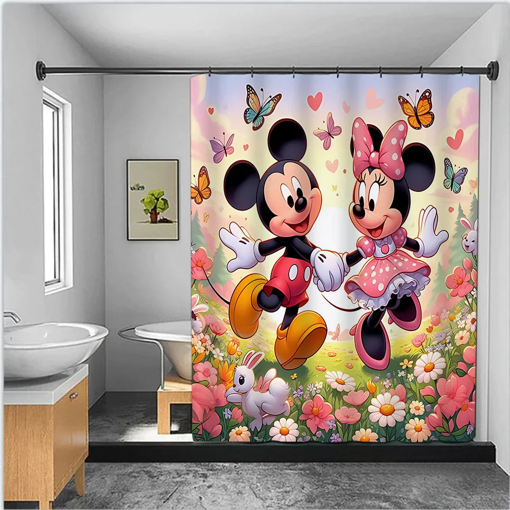 rideau sale de bain Mickey 2