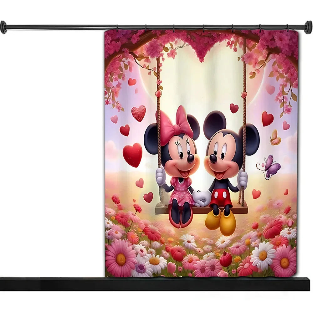 rideau sale de bain Mickey 3