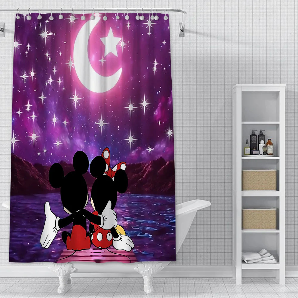 rideau sale de bain Mickey 6