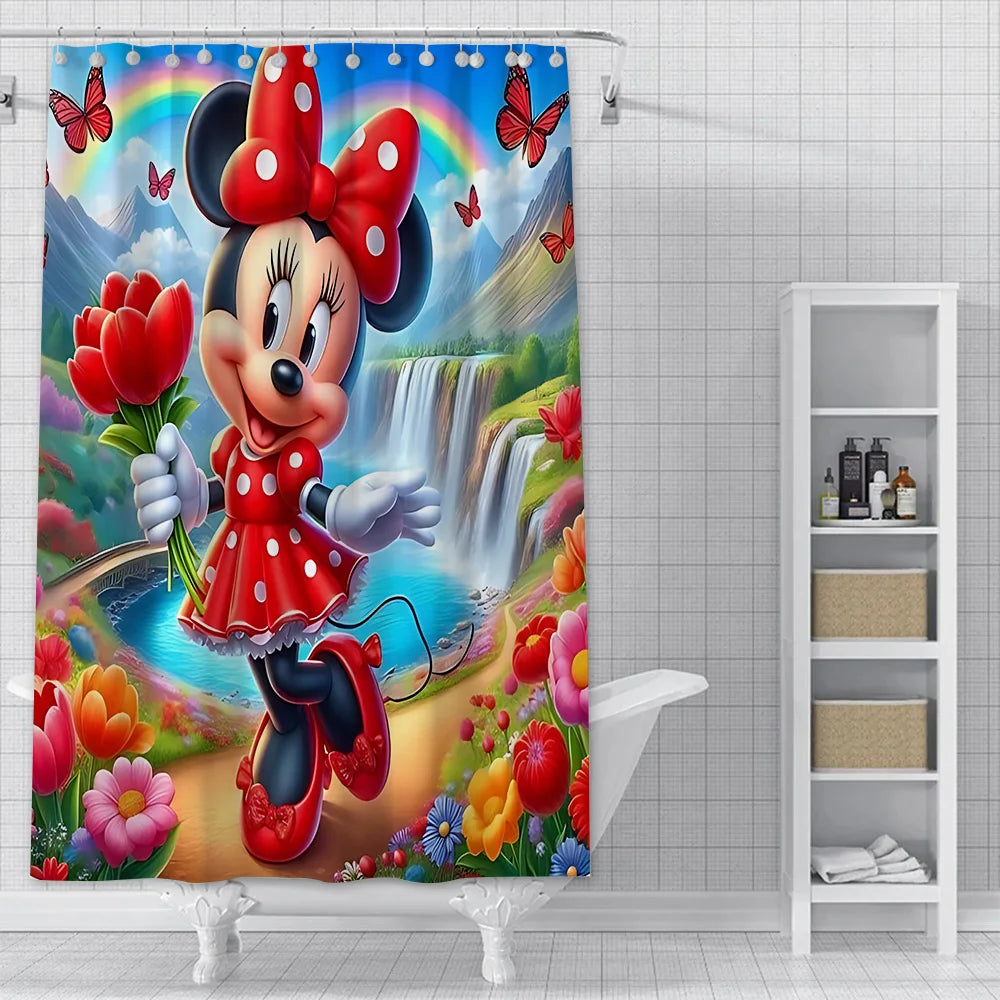 rideau sale de bain Mickey 8
