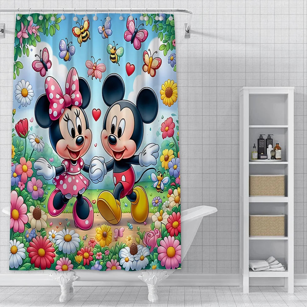 rideau sale de bain disney Mickey 2