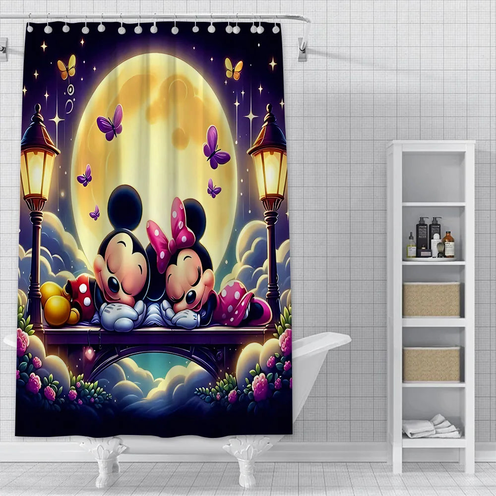 rideau sale de bain disney Mickey 4