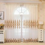 Rideau transparent à motif pastel en velours - Vignette | PRESTIGE RIDEAUX