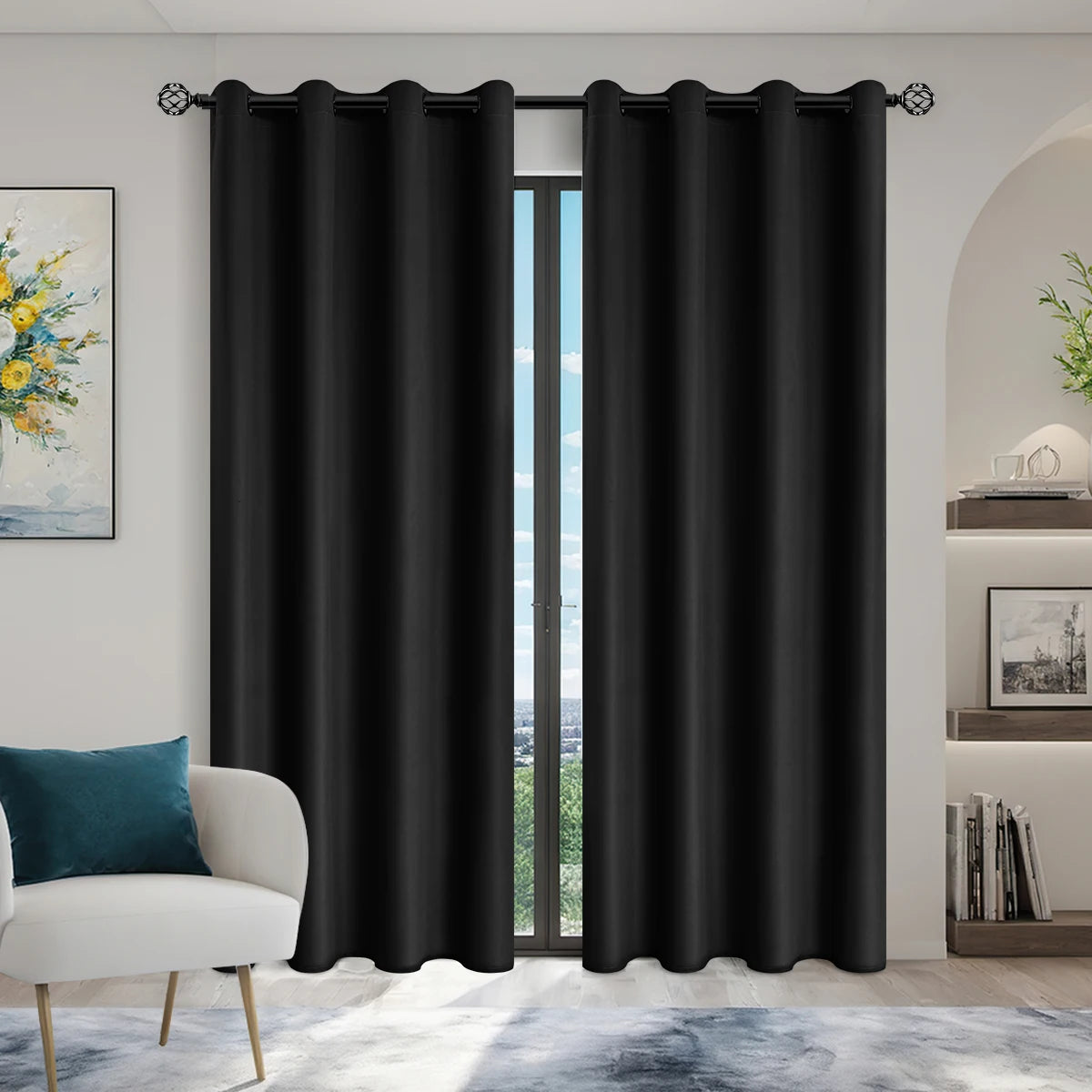 rideaux noir