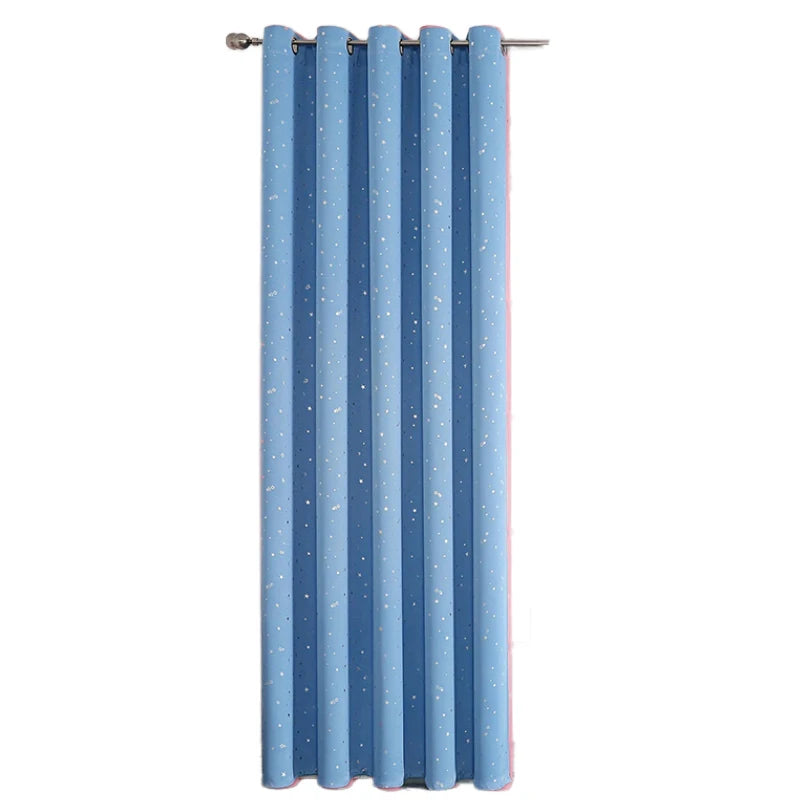 rideaux occultant enfant bleu ciel