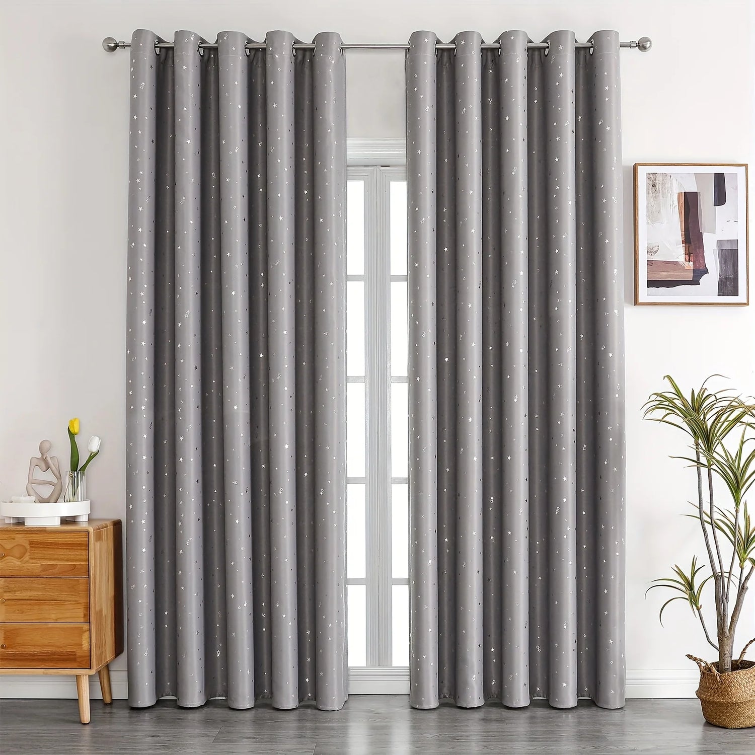 rideaux occultant enfant gris