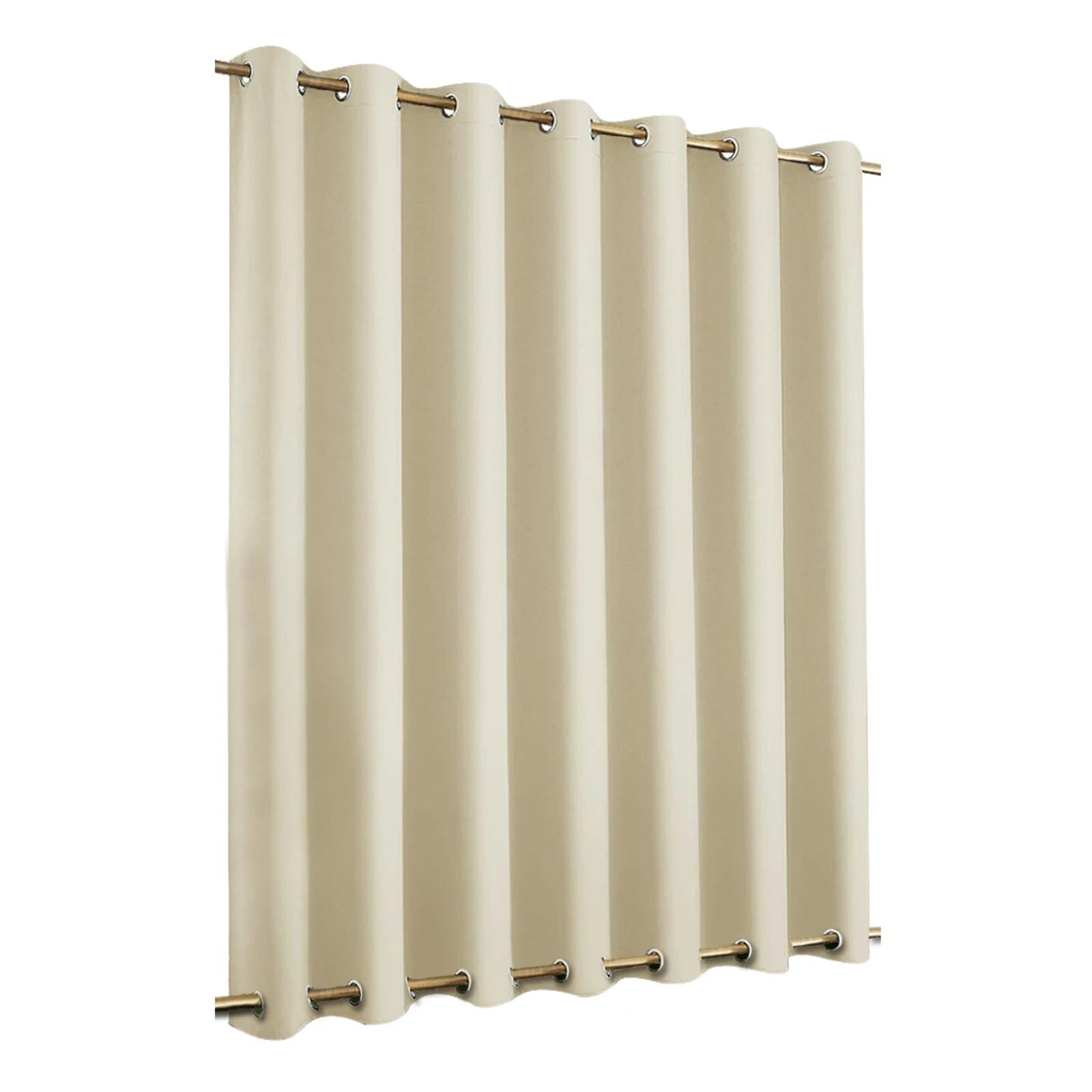 rideaux occultant extérieur beige