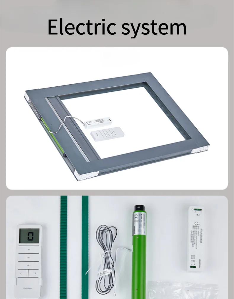 rideaux pour fenêtre mansardée détails Electrique