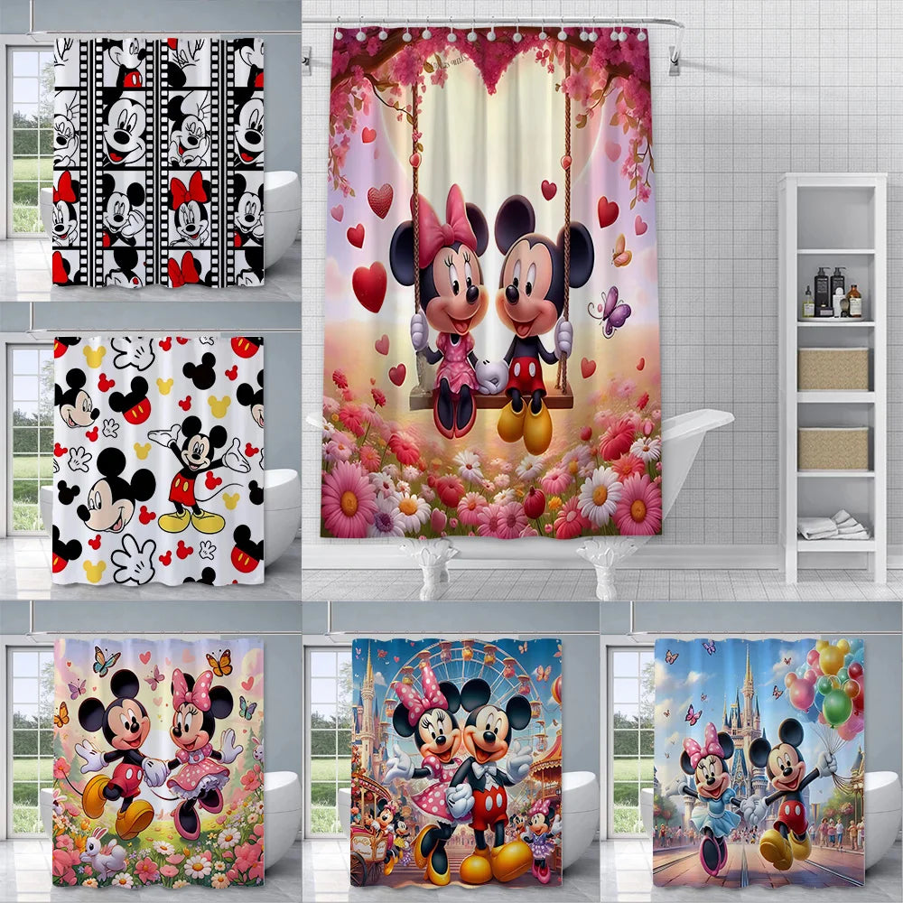 rideaux salle de bain Disney