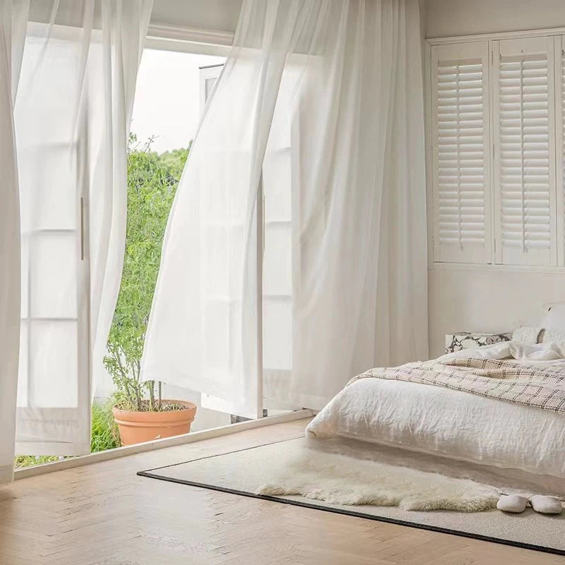 voilage dimension standard chambre
