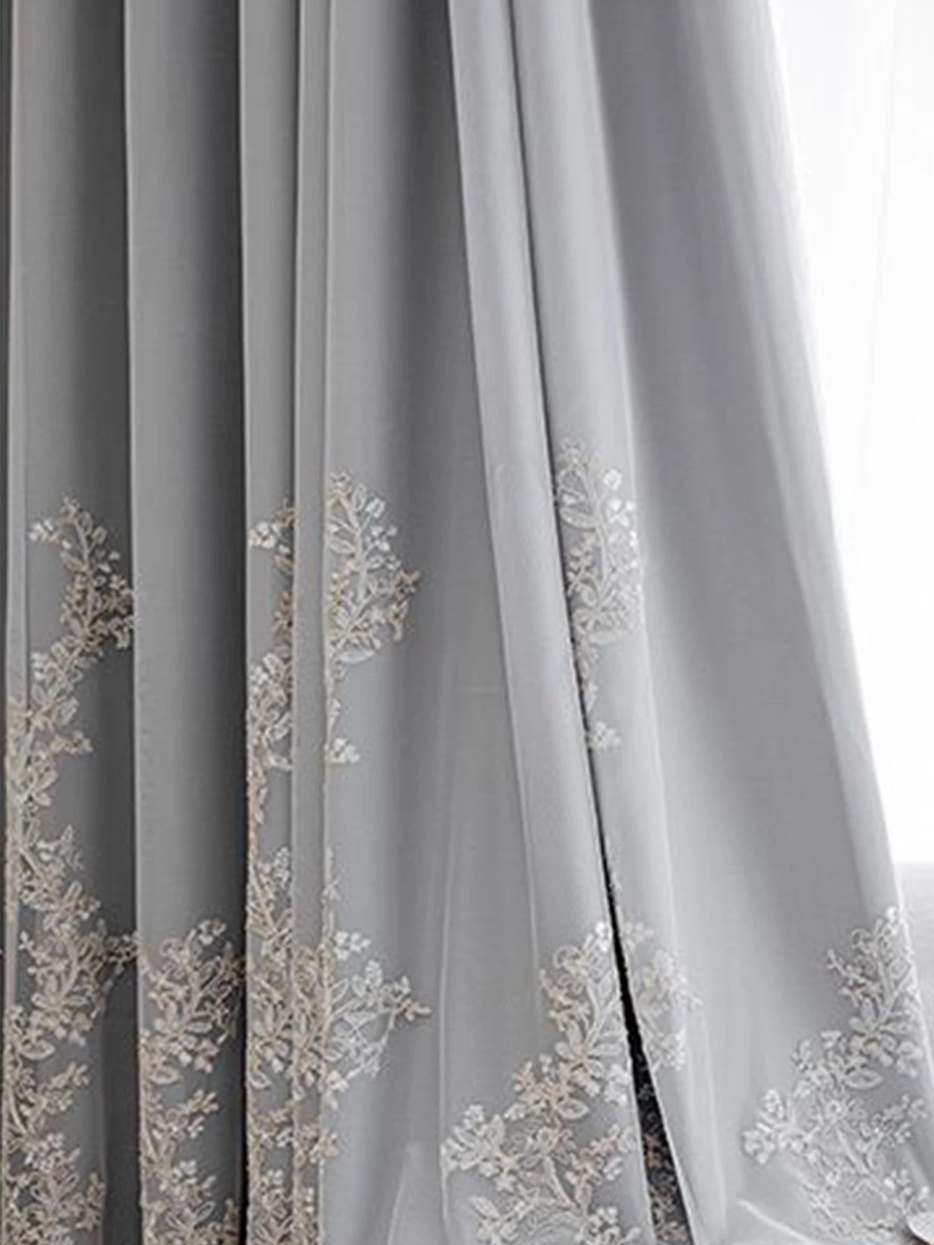 voilage occultant double tissu